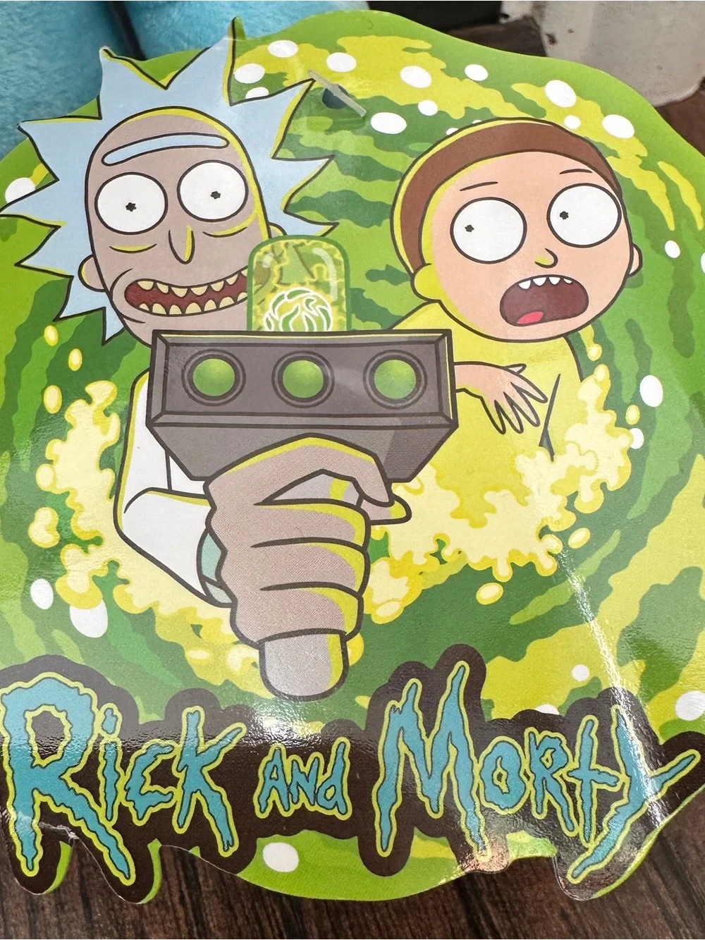 Rick and Morty Mr. Meeseeks Blue Plush Stuffed Toy 10” w/ Hang Tag Adult Swim